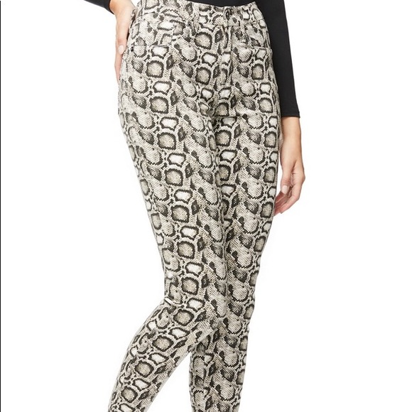 Good American snake print jeans - Picture 1 of 5